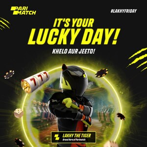Parimatch — It's your lucky day, Lakhy the Tiger